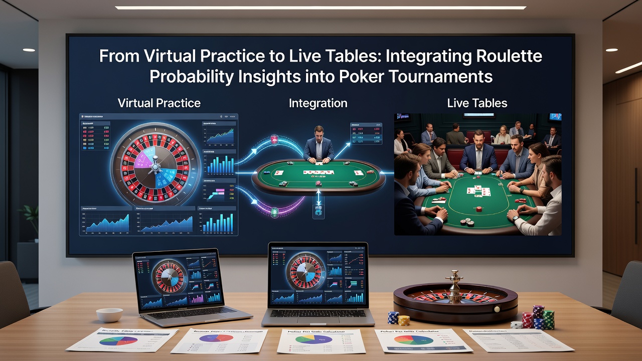 Integration von Roulette-Wahrscheinlichkeiten in Poker-Turnierstrategien an Live-Tischen