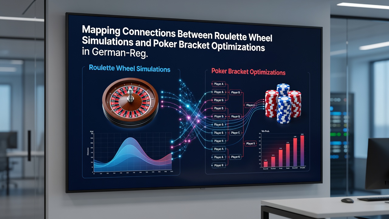 Darstellung von Bracket-Optimierungen mit integrierten Roulette-Simulationsergebnissen in einem Turnier-Dashboard
