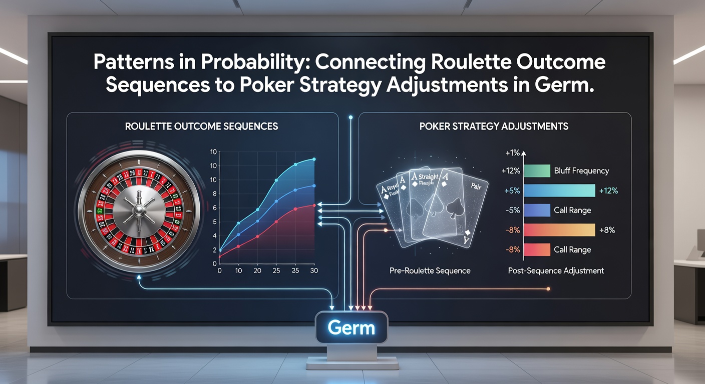Tutorial-Diagramm zur Verbindung von Roulette-Sequenzen und Poker-Strategien