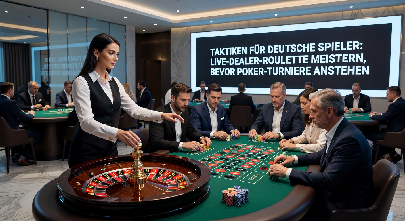 Live-Dealer-Roulette-Rad in Aktion mit Wetttafel und Strategie-Overlay für deutsche Spieler